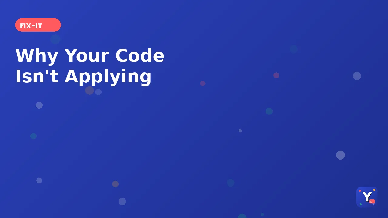 Checklist for why a Youtooz discount code is not applying